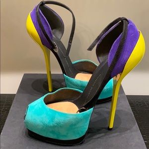 Giuseppe Zanotti Color Block Platform Heel